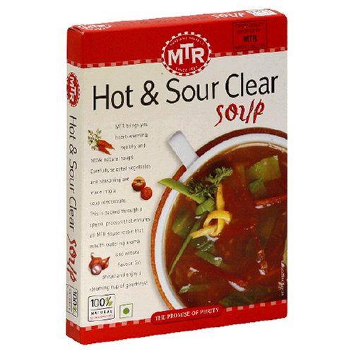 MTR Hot and Sour Soup, 12-Count, 8.75-Ounce Box (Pack of 2) by MTR