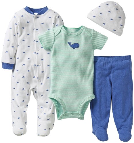 Carter's Baby Boys' 4 Piece Layette Set