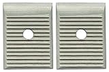 Starrett PT01931 Jaws For Adjustable-Jaw Cut Nipper, 21/32 Jaw Width, Pair