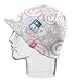 i360 Music Infused AWARE Hat Beanie For 3G iPod Nano (White, Pink/Grey Pattern)