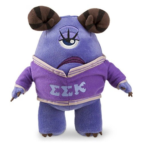 Disney Violet Mini Bean Bag Plush - Monsters University - 8''