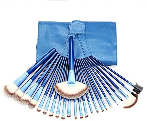 Supeva 24 pcs Makeup Brush Set Toiletry Kit Cosmetic brush with Blue Case