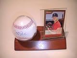 JONATHAN PAPELBON SIGNED AUTOGRAPHED BASEBALL & HOLDER PLUS CARD BOSTON RED SOX COA