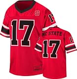 North Carolina State Wolfpack Youth Red Stadium Football Jersey