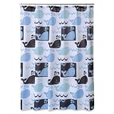 Allure Home Creations Whale Shower Curtain