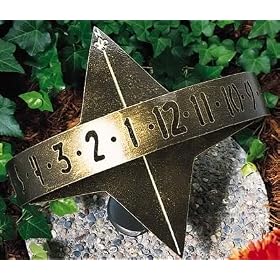 Whitehall Moss Green Sun Clock Sundial - 00864 by Whitehall Thermometers