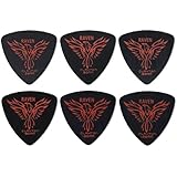 Clayton Black Raven Guitar Picks (Select from gauges .38mm - 1.26mm)
