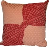 Review MiaPillows  / Peach Red Tutone Square Pillow 17