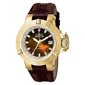 Invicta Women's F0031 Exclusive Subaqua Collection Noma III GMT Gold-Tone Watch