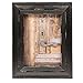 5x7 Weathered Black Wood Picture Frame