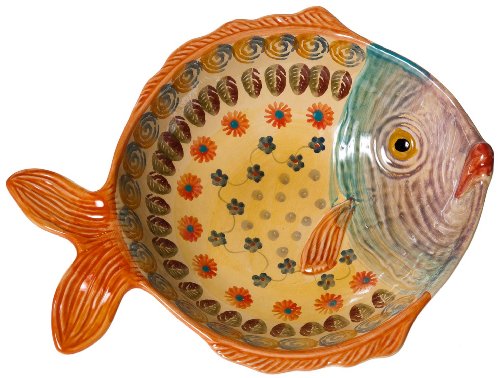 Modigliani Festa Fish Shaped Serving Bowl