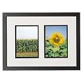 Via Venta 2-Photo Frame - Black (5x7")