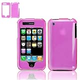 Apple iPhone 3G PDA Trans. Hot Pink Protective Case