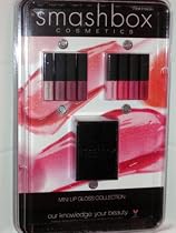 Smashbox Cosmetics Lip Gloss Collection of 8 with Free travel case