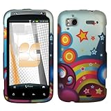 IMAGE OF Rainbow Stars Protector Case for HTC Sensation 4G