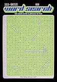 XXX Word Search (Dirty Words) Framed Art Poster Print - 24