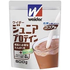 ウイダー ジュニアプロテイン ココア味 800g