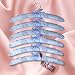 PACK OF 6 SILK PADDED CUSHIONED COAT HANGERS FROM MONSOON - 40CM - RRP &pound;30