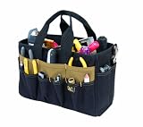 Custom Leathercraft 1126 Small Tote Bag, 32-Pocket