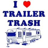 Youth Sweatshirt : I Love Trailer Trash - Funny Retro