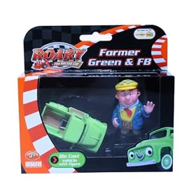 ROARY THE RACING CAR DIE CAST: FARMER GREEN & FB FIGURINE