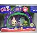Littlest Pet Shop Light Up Doom- Cozy Campfire with Frog #400 & Cat #401