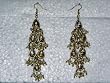 Lac Earrings-2 Antique Golden Silver Finish Dangling Earrings (Brand New)