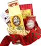 Christmas, Happy Holiday Kona Coffee Gift Basket, Ground Coffee, From Aloha Island Coffee