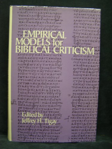 Empirical Models for Biblical Criticism