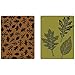 Sizzix Texture Fades A2 Embossing Folders by Tim Holtz, Leaves, 2-Pack