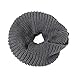Wrapables Thick Knitted Winter Warm Infinity Scarf, Dark Grey