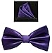 Tieworld Men's Formal Tuxedo Banded Pre-Tied Bow Tie Set