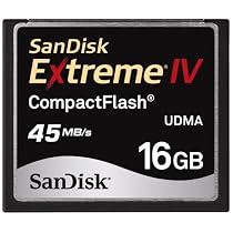 Sandisk 16GB Extreme IV Compact Flash CF Card - Retail Pack
