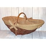 Kaminkorb aus Weide mit Jute-Ausschlag 80 cmvon "Haus und G�rtchen"