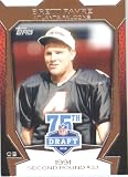 2010 Topps Football Card #75DA-25 Brett Favre Atlanta Falcons "75th Draft Anniversary"