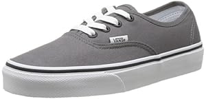 VANS AUTHENTIC SKATE SHOES 15 Men US (PEWTER/BLACK)