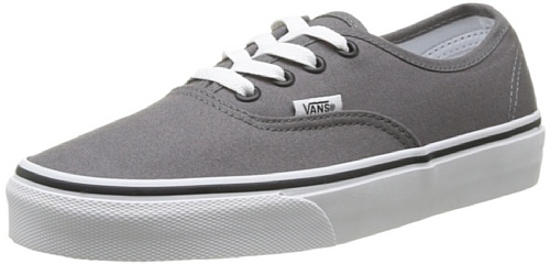 Vans men s vans authentic skate shoes 7.5 (pewter/black…