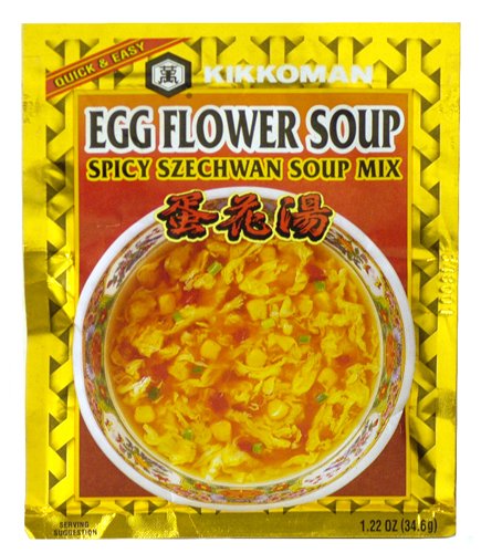 Kikkoman Egg Flower Soup - Spicy Szechwan Soup Mix by Kikkoman