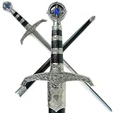 37 Inch Detailed Robin Hood Sword with Hard Scabbard