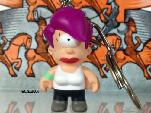 Futurama Kidrobot Leela 1.5" Vinyl Keychain (Opened to Identify Contents)