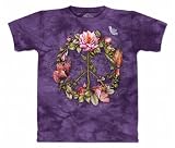 The Mountain Peace Roses Short Sleeve T-shirt