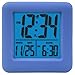 Equity by La Crosse 70905 Soft Blue Cube LCD Alarm Clock