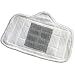 (Pack Of 3)First4Spares Replacement Pads For HOMETEK HOME-TEK Light N Easy Elite Eco HT824 HT855 HT829 HT859 HT838 Steam Mops. Microfibre Miro Fibre CLEANING PADS WITH BUILT IN SCRUBBER.