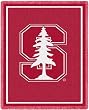Stanford University Cardinals Throw Blanket Woven Afghan Tapestry 69 x 48