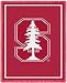 Stanford University Cardinals Throw Blanket Woven Afghan Tapestry 69 x 48