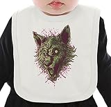 Wolf head ネクタイを有する有機ビブ Medium