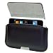 ABZ-S Echtleder Quer Tasche f�r iPhone mit R�ckschale/Bumper