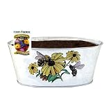 Galvanized Container Garden Growing Kit - Annual Cut Flower Mix