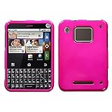 Shocking Pink Protector Case for Motorola Charm MB502