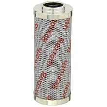 Bosch Rexroth R928017253 Micro-glass Filter Element, Cartridge Type, 1.34" ID x 2.72" OD x 6.88" Tall, 3 Micron (Absolute), Without Bypass Valve; Removes Particle Contaminants and Protects Hydraulic Systems